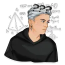 Стикер Норма от звёзд