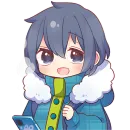 Стикер Новогодняя парочка