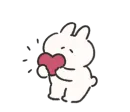 Стикер Rabbit Love
