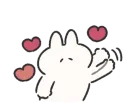 Стикер Rabbit Love