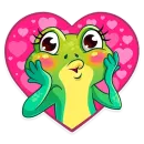 Стикер Oliver the Frog