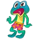 Стикер Oliver the Frog