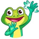 Стикер Oliver the Frog