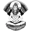Стикер Olya Balarama Art