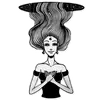 Стикер Olya Balarama Art