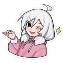 Стикер Оля без надписей