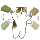 Стикер Милые котьки