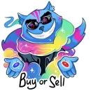 Стикер Opium Cheshire cat