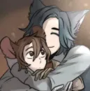 Стикер Хуманизированные Том и Джерри