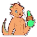 Стикер Mischievous