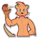 Стикер Mischievous