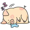 Стикер PIGPIG & GuaGua Prt.1-2 (FULL) [英文]