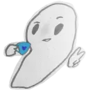 Стикер призрак💜