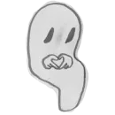 Стикер призрак💜