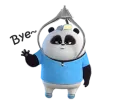 Стикер Naughty Panda Pange
