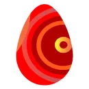 Стикер Пасхальные яйца