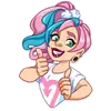 Стикер Pink Power