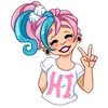 Стикер Pink Power