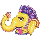 Funky Pattachitra Ganesha