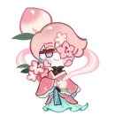 Стикер Peach Blossom Cookie