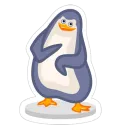 Стикер LE penguins UA