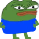 Стикер pepe и peepo - для важных разговоров (почему рот в говне?)