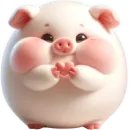 Стикер Свинка Пипка