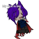 Стикер Gacha life