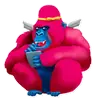Стикер Pink Gorilla