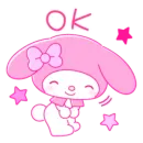 Стикер Pink My Melody