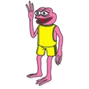 Стикер Pink PEPE