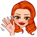 Стикер Pin up Girl