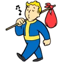 Стикер Fallout Vault Boy