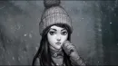 Стикер Полина зайчик / Tiny Bunny