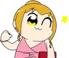 Стикер Pop Team Epic Anime