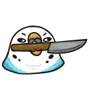 Стикер Попуг