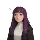 Стикер 💜 PoutyFern 💜