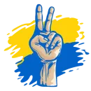 Стикер Pray for Ukraine