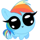 Стикер Пучеглазки mlp