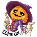 Стикер Pumpkin Head