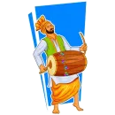 Стикер Bhangra ਭੰਗੜਾ