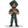 Стикер Soldier