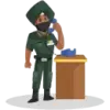 Стикер Soldier