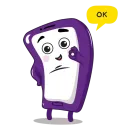 Стикер Purple Mood