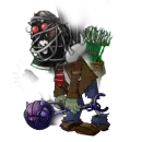 Стикер Plants vs Zombies