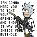 Стикер Rick And Morty