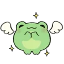 Стикер ROUND FROG FRIENDS