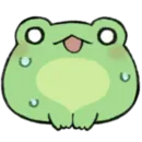 Стикер ROUND FROG FRIENDS