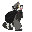 Стикер Raccoons by Pulexart.com