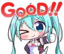 Стикер Racing Miku